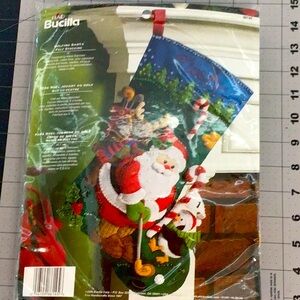 Golfing Santa Bucilla Stocking Kit